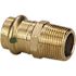 Viega ProPress 1/2 in. Press x 3/4 in. MPT Zero-Lead Bronze Adapter