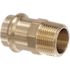 Viega ProPress 3/4 in. x 1/2 in. Zero Lead Bronze Adapter