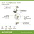 Symmons Dia Single Handle Wall-Mounted Tub and Shower Faucet Trim Kit in Polished Chrome - 1.5 GPM (Valve not Included)