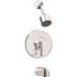Symmons Dia Single Handle Wall-Mounted Tub and Shower Faucet Trim Kit in Polished Chrome - 1.5 GPM (Valve not Included)