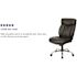 Black Hercules Series Big and Tall LeatherSoft Swivel Office Chair Ergonomic High-Back Executive Chair w/ Full Headrest