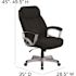 Flash Furniture Black Fabric Office/Desk Chair