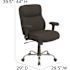 Flash Furniture Black Fabric Office/Desk Chair