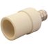 Apollo 1/2 in. Chrome Plated Brass Barb x CPVC CTS Transition Coupling