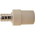 Apollo 1/2 in. Chrome Plated Brass Barb x CPVC CTS Transition Coupling