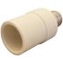 Apollo 3/4 in. Chrome Plated Brass PEX-B Barb x CPVC CTS Transition Coupling