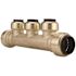 Tectite 3/4 in. x 3/4 in. Brass Push-To-Connect Inlets with 3-Port Open Manifold 1/2 in. Push-To-Connect Outlets