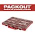 Milwaukee PACKOUT 11-Compartment Low-Profile Impact Resistant Portable Small Parts Organizer