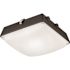 Contractor Select CNY 150-Watt Equivalent 4500 Lumens Integrated LED Dark Bronze Canopy Light Fixture, 4000K