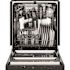 GE 24 in. Built-In Black Top Control ADA Dishwasher with Stainless Steel Tub and 51 dBA