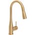 Symmons Sereno Single Handle Pull-Down Sprayer Kitchen Faucet in Brushed Bronze
