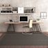 Foss First Impressions - Espresso - Brown Commercial/Residential 24 x 24 in. Peel and Stick Carpet Tile Square (60 sq. ft.)