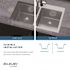 Elkay Crosstown 23 in. Undermount Single Bowl 18-Gauge Polished Satin Stainless Steel Kitchen Sink Only