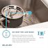 Elkay Crosstown 23 in. Undermount Single Bowl 18-Gauge Polished Satin Stainless Steel Kitchen Sink Only