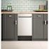 Haier 18 in. Top Control Built-In Dishwasher in Stainless Steel with 3-Cycles