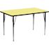 Flash Furniture Yellow Kids Table
