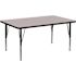 Flash Furniture Gray Kids Table