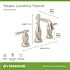 Symmons Degas 8 in. Widespread 2-Handle Low Flow Bathroom Faucet with Drain Assembly in Satin Nickel