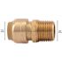 SharkBite 1/2 in. Push-to-Connect x MIP Brass Adapter Fitting Pro Pack (4-Pack)