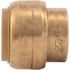 SharkBite 3/4 in. Diameter Push-to-Connect Brass End Stop Fitting Pro Pack (4-Pack)