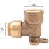 SharkBite 1/2 in. Push-to-Connect x FIP Brass 90-Degree Drop Ear Elbow Fitting Pro Pack (4-Pack)