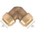 SharkBite 3/4 in. Push-to-Connect Brass 90Â° Elbow Fitting Pro Pack (4-Pack)