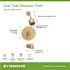 Symmons Dia Single Handle 1-Spray Tub and Shower Faucet Trim in Brushed Bronze - 1.5 GPM (Valve not Included)