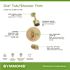 Symmons Dia 1-Handle Wall-Mounted Tub/Shower Trim Kit in Brushed Bronze (Valve not Included)