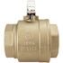 Apollo 4 in. Lead Free Brass FNPT x FNPT Full-Port Ball Valve