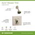 Symmons Duro Single Handle 1-Spray Shower Trim with Secondary Volume Control in Satin Nickel - 1.5 GPM (Valve not Included)
