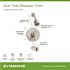 Symmons Dia 1-Handle Wall Mounted Tub and Shower Trim Kit in Satin Nickel (Valve not Included)