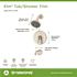 Symmons Elm Single Handle 5-Spray Tub and Shower Faucet Trim in Satin Nickel - 1.5 GPM (Valve not Included)