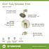 Symmons Elm Single Handle 5-Spray Tub and Shower Faucet Trim in Satin Nickel - 1.5 GPM (Valve not Included)
