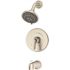 Symmons Elm Single Handle 5-Spray Tub and Shower Faucet Trim in Satin Nickel - 1.5 GPM (Valve not Included)