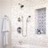 Symmons Elm 2-Handle Wall-Mounted Tub and Shower Trim Kit with Hand Shower in Polished Chrome (Valves not Included)
