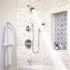 Symmons Elm 2-Handle Wall-Mounted Tub and Shower Trim Kit with Hand Shower in Polished Chrome (Valves not Included)