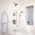 Symmons Elm 2-Handle Wall-Mounted Tub and Shower Trim Kit with Hand Shower in Polished Chrome (Valves not Included)