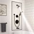 Symmons Elm 2-Handle Wall Mount Tub and Shower Faucet Trim with Hand Shower in Seasoned Bronze (Valves not Included)