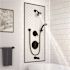 Symmons Elm 2-Handle Wall Mount Tub and Shower Faucet Trim with Hand Shower in Seasoned Bronze (Valves not Included)
