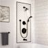 Symmons Elm 2-Handle Wall Mount Tub and Shower Faucet Trim with Hand Shower in Seasoned Bronze (Valves not Included)