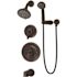 Symmons Elm 2-Handle Wall Mount Tub and Shower Faucet Trim with Hand Shower in Seasoned Bronze (Valves not Included)