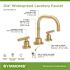 Symmons Modern 8 in. Widespread 2-Handle Bathroom Faucet with Drain Assembly in Brushed Bronze