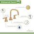 Symmons Modern 8 in. Widespread 2-Handle Bathroom Faucet with Drain Assembly in Brushed Bronze