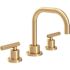 Symmons Modern 8 in. Widespread 2-Handle Bathroom Faucet with Drain Assembly in Brushed Bronze