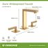 Symmons Duro 8 in. Widespread 2-Handle Bathroom Faucet with Drain Assembly in Brushed Bronze