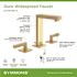 Symmons Duro 8 in. Widespread 2-Handle Bathroom Faucet with Drain Assembly in Brushed Bronze