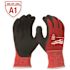 Milwaukee Medium Red Latex Level 1 Cut Resistant Insulated Winter Dipped Work Gloves