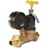 Apollo 3/4 in. Bronze Double Union PEX-A Barb Water Pressure Regulator with Gauge