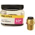 Tectite 1/2 in. Brass Push-To-Connect x Male Pipe Thread Adapter Pro Pack (6-Pack)