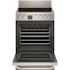 Haier 24 in. 4 Burner Element Free-Standing Electric Range with Self-Cleaning Convection Oven in Stainless Steel